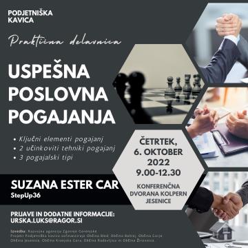 Uspešna poslovna pogajanja - 6. 10. 2022